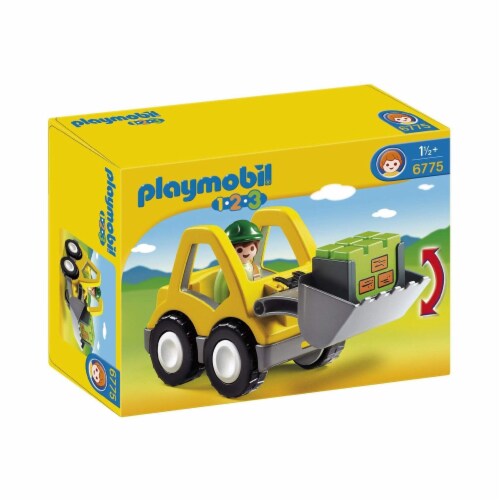 Playmobil® 1. 2. 3. Excavator Perspective: front