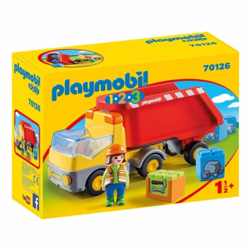 Playmobil Dump Truck Plastic Age 15+ Multicolor, 1Unit/ 6 Counts - Foods Co.