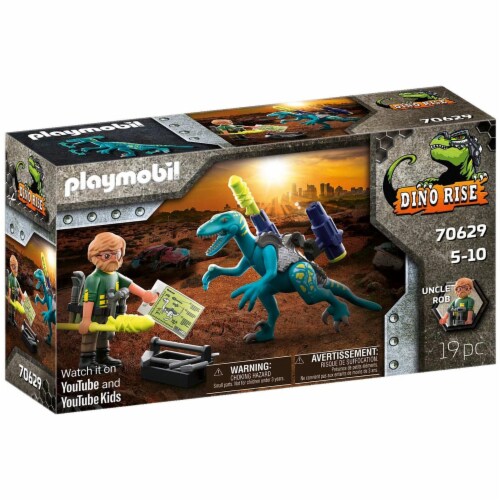 Playmobil® Dino Rise Deinonychus: Ready for Battle Playset Perspective: front
