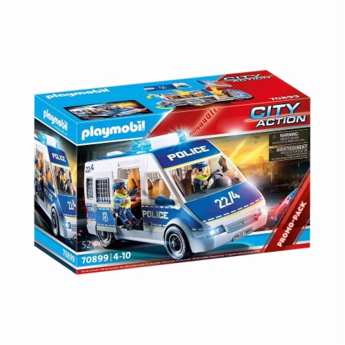 Playmobil City Action Police Van With Lights And Sound Building