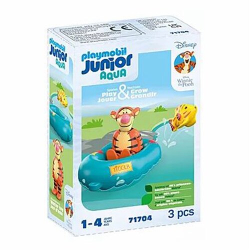 Playmobil Junior Disney Winnie The Pooh Tigger's Rubber Boat Ride Set ...