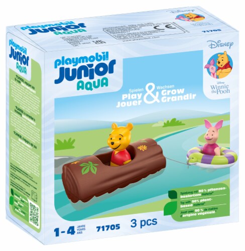 Playmobil Junior Aqua Winnie the Pooh's & Piglets Water Adventure, 3 pc ...