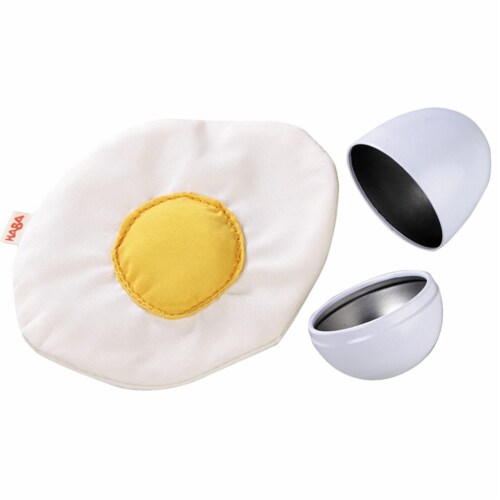 HABA Biofino Soft Fabric Fried Egg in Metal Shell Washable Plush Play Food 1 each Smith s Food and Drug