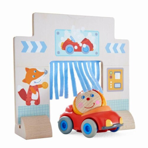 HABA Kullerbu Theme Set Drive-Thru Car Wash Perspective: front