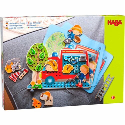 HABA Fire Engine Rescue Themed Threading Game, 1 each Kroger