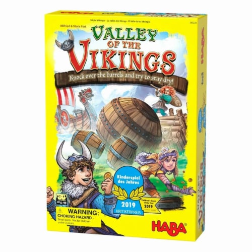 HABA Valley of The Vikings - Knock Down Barrels & Steal the Most Coins Perspective: front