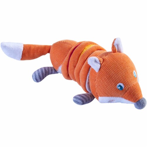 HABA Fox Foxy Multi-Sensory Corduroy Plush Baby Toy Perspective: front