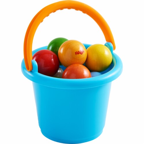 Kullerbu Bucket of 13 Assorted Wooden Balls Kullerbu Bucket of 13 Assorted Wooden Balls