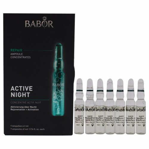 schetsen droefheid Verenigde Staten van Amerika Active Night Ampoule Serum Concentrates by Babor for Women - 7 x 0.06 oz  Serum, 7 x 0.06 oz - Baker's