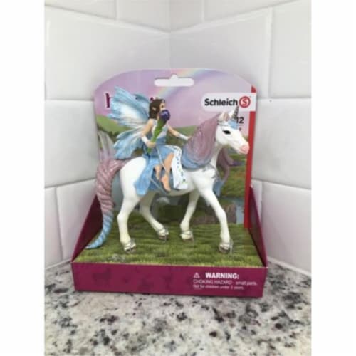 Schleich Bayala Fairy Eyela with Princess Unicorn Figurine Perspective: front