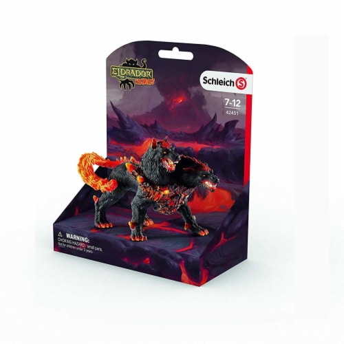 Schleich Eldrador Creatures Hellhound Figurine Perspective: front