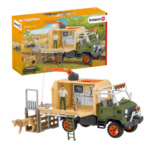 Schleich Wild Life Large Animal Rescue Truck Playset Perspective: front