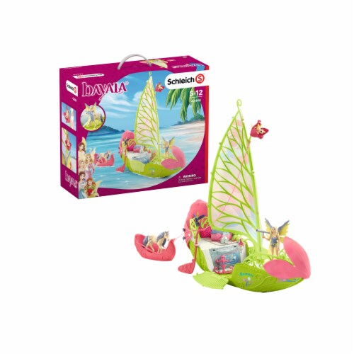 Schleich Bayala Sera's Magical Flower Boat Playset Perspective: front