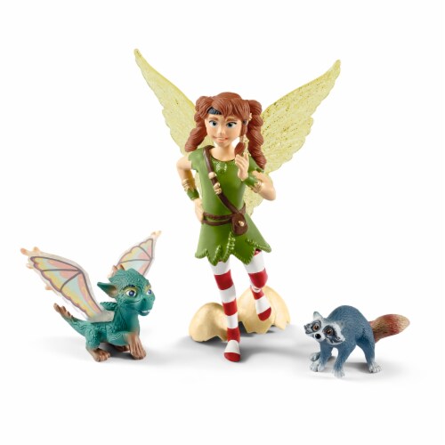 Schleich Bayala Marween with Nugur & Piuh Figurines Perspective: front