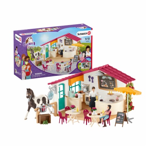 Schleich Horse Club Rider Café Playset Perspective: front