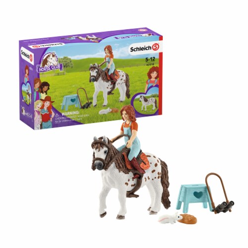 Schleich Horse Club Mia & Spotty Playset Perspective: front