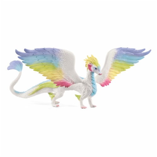 Schleich® Rainbow Dragon Action Figure Perspective: front