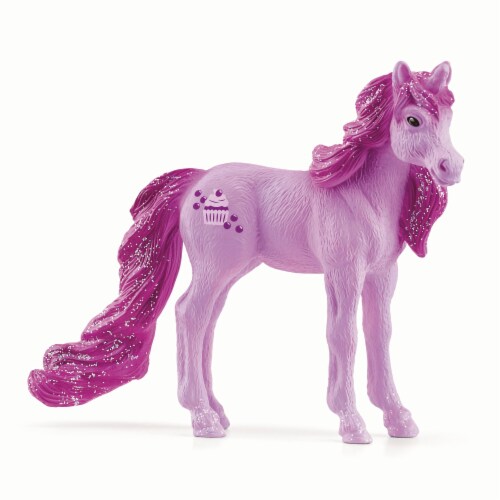 Schleich Blueberry Cupcake Collectible Unicorn Perspective: front