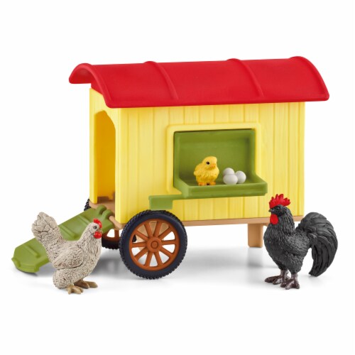 Schleich® Chicken Coop Toy Perspective: front