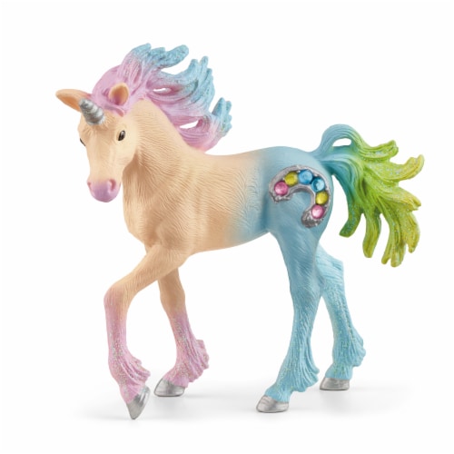 Schleich Marshmallow Unicorn Foal Toy Perspective: front