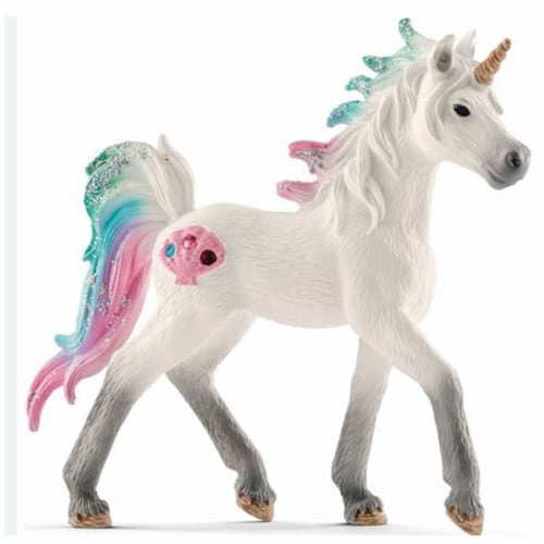 Schleich Bayala Sea Unicorn Foal Fantasy Figure 70572, 1 Unit - Foods Co. Schleich Bayala Sea Unicorn Foal Fantasy Figure 70572, 1 Unit - Foods Co.