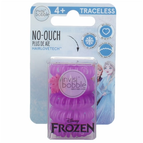 Invisibobble Disney Frozen HairLoveTech no-ouch Hair Rings, Anna, 5 Ct Perspective: front