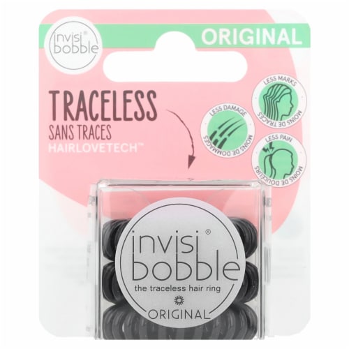 Invisibobble Original Hair Ring - True Black Perspective: front