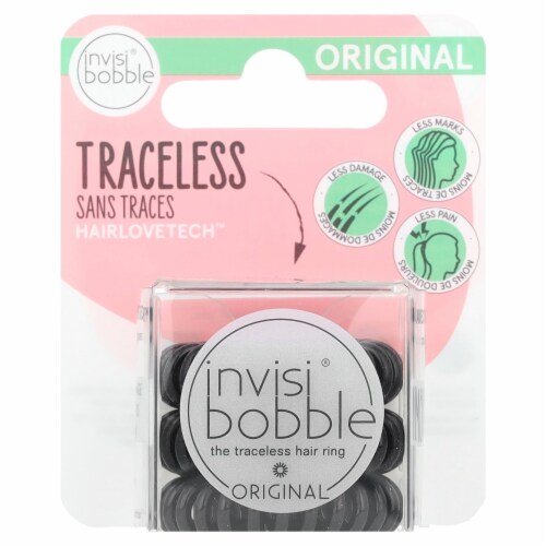 Invisibobble Original Hair Ring - True Black Perspective: front