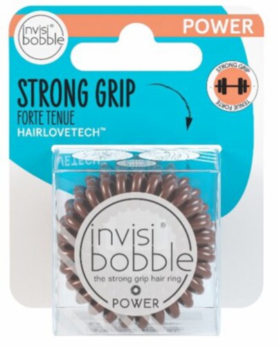 Invisibobble Power Hair Ring - Pretzel Brown Perspective: front