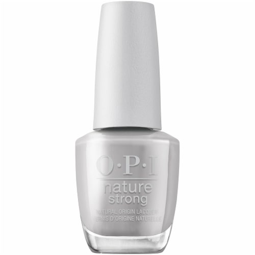 OPI Dawn of a New Gray Natural Lacquer Nail Polish Perspective: front