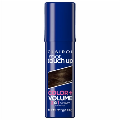 Clairol Color + Volume 2&1 Spray Dark Brown Root Touch Up Perspective: front