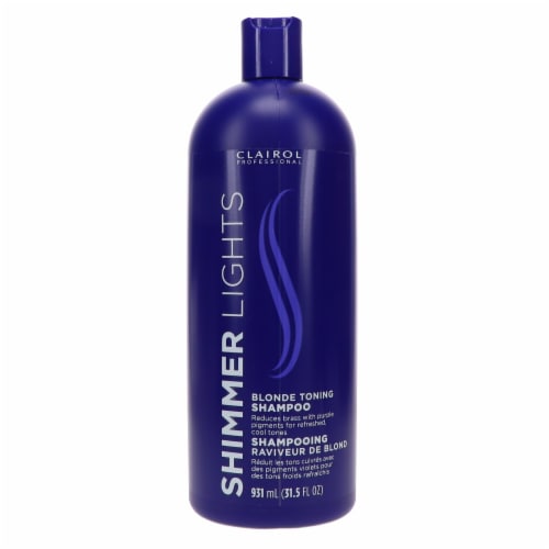 Shimmer Lights Blonde Toning Shampoo 31.5 oz Perspective: front