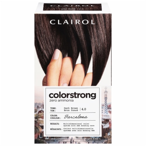 Clairol Color Strong Zero Ammonia Hair Color - Barcelona Dark Brown Perspective: front