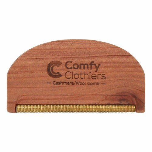 Comfy Clothiers Cashmere & Wool Comb - Cedar Wood Sweater Comb for