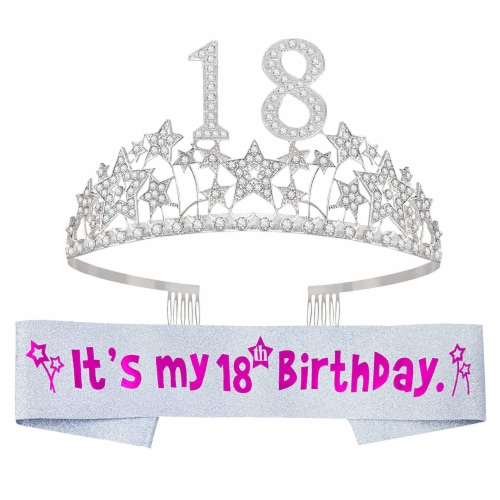 18th birthday store crown and sash