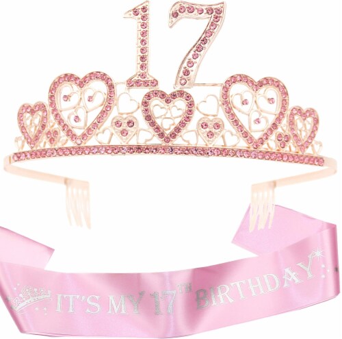  17th Birthday,17th Birthday Tiara & Sash,17 and