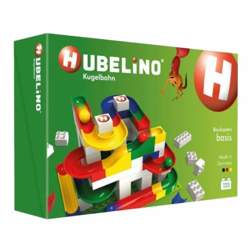 Hubelino Marble Run 123 Piece Basic Building Box The Original