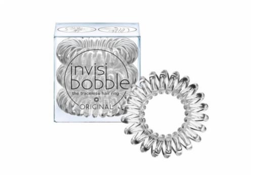 Invisibobble Original Hair Ring - Crystal Clear Perspective: front