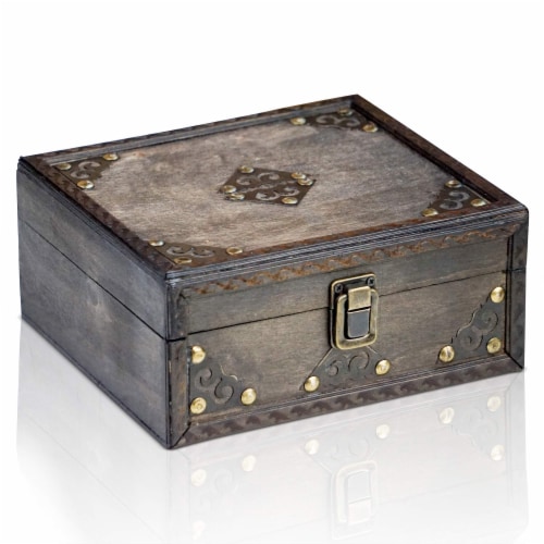 Brynnberg Monk 7,9 x7,1 x3,5 Treasure Chest Storage Box - Lock & Unique Decor, 4.09 H 8.5 L 7.64 W - Harris Teeter Brynnberg Monk 7,9 x7,1 x3,5 Treasure Chest Storage Box - Lock & Unique Decor, 4.09 H 8.5 L 7.64 W - Harris Teeter