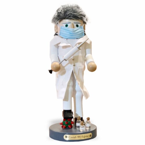 Steinbach Covid-19 Fighter Nutcracker, 15.75 Perspective: front