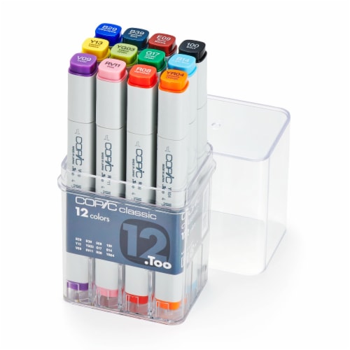 Copic Classic Refillable Marker Set Perspective: front
