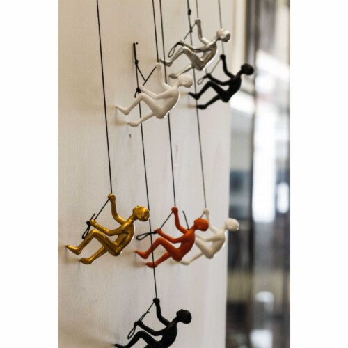 Climbing man shop wall art