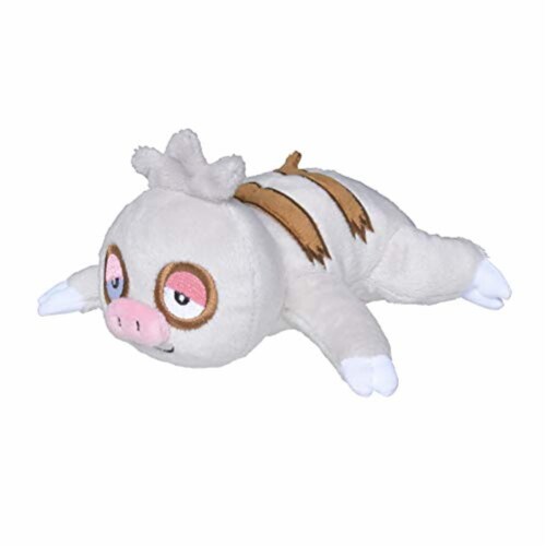 Pokemon Center Slakoth 5 Inch Sitting Cuties Plush Perspective: front
