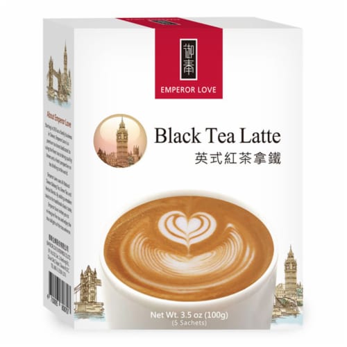Emperor Love Black Tea Latte Perspective: front