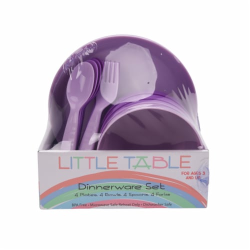 Little Table Dinnerware Set - Purples Perspective: front