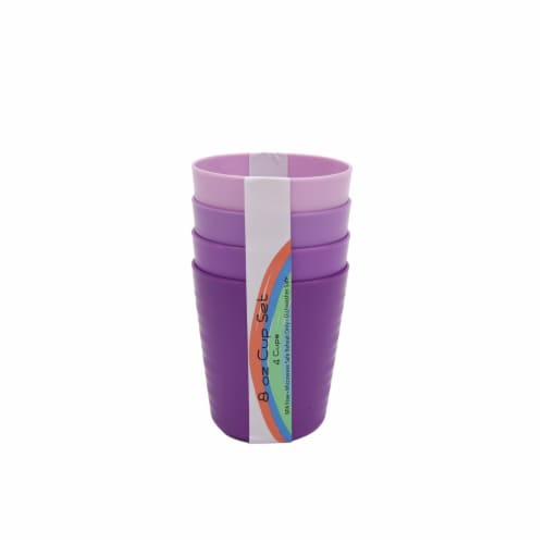 Kids 8-Ounce Tumblers - Purple Perspective: front