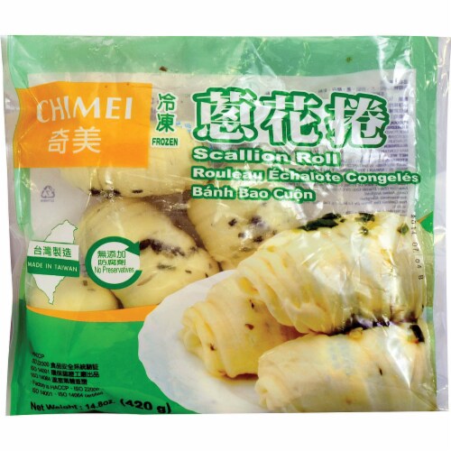 Chimei Frozen Scallion Rolls Perspective: front