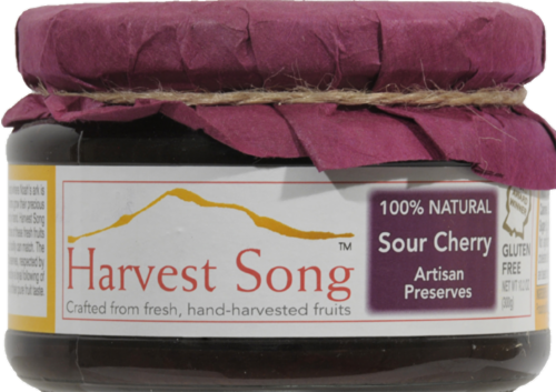Harvest Song Sour Cherry Artisan Preserves Perspective: front