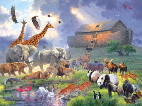 CRA-Z-ART Kodak Abraham Hunter Noah's Ark Puzzle Perspective: front