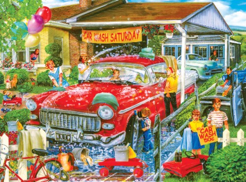 CRA-Z-ART Kodak Car Wash Saturday Puzzle Perspective: front